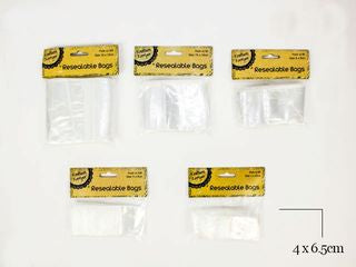 SML RESEALABLE BAGS/80 CRAFT 213733