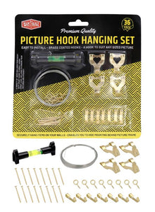 36PCE Picture Hook Hanging Set  DUR0549