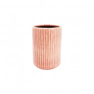 VASE CERAMIC RD 12X17CM - PALEPINK   CP100170M