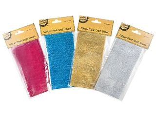 GLITTER MESH CRAFT SHEET  CRAFT 257157