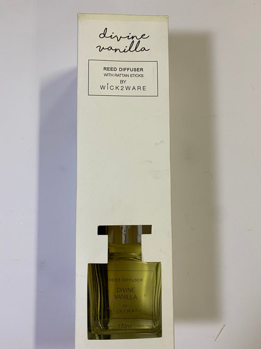 REEDDIFFUSER 170ML SOOTHING VANILLA WITH STICKS ES044F