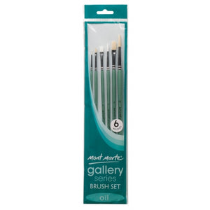 MM Gallery Series Brush Set Oils 6pc BMHS0019