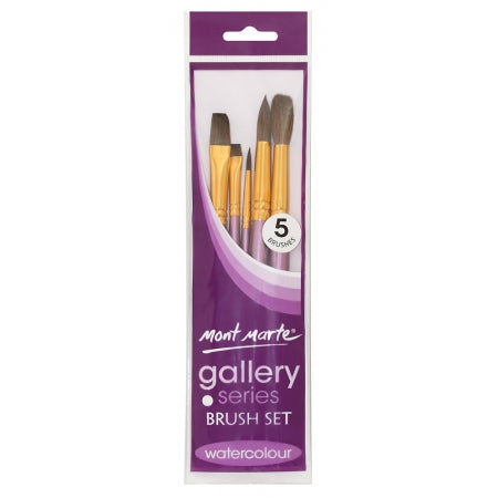 MM Gallery Series Brush Set Watercolour 5pc  BMHS0027