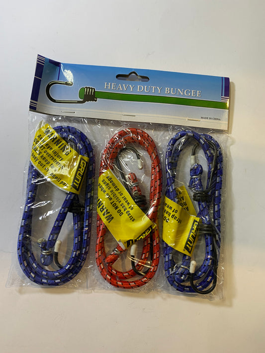 6MM x 0.8M Bungee Rope 3PK 975-30