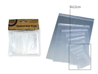 LGE RESEALABLE BAGS/80.  CRAFT 231041