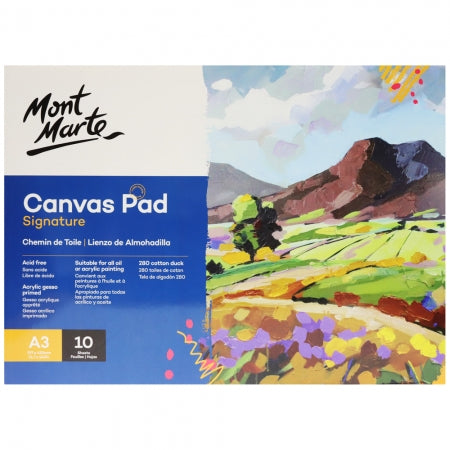 MM Canvas Pad 10 Sheet A3   CAXX0023