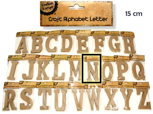 15CM ALPHABET LETTERS- N  CRAFT 199648