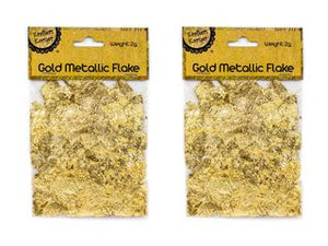 2G METALLIC FLAKE - GOLD  CRAFT 244720