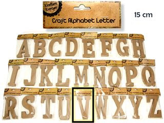 15CM ALPHABET LETTERS- V  CRAFT 199723