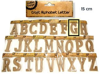 15CM ALPHABET LETTERS- G  CRAFT 199570