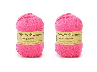 100G BUBBLEGUM PINK YARN  SEW 178292