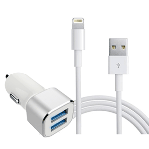 Lightning Cable + Car Charger  IPH-0909H