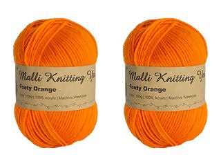 100G FOOTY ORANGE YARN  SEW 262779