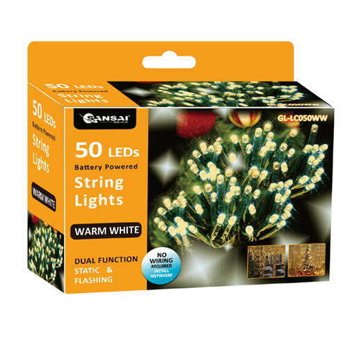 LED STRING PARTY LIGHTS  GL-LC050WW