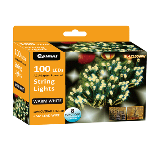 LED STRING PARTY LIGHTS  GL-LC100WW