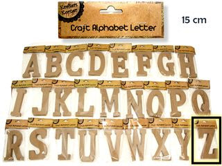 15CM ALPHABET LETTERS- Z  CRAFT 199761