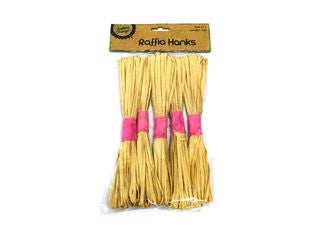 NATURAL RAFFIA HANKS/5   CRAFT 204182