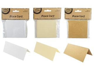 PAPER PLACE CARDS/40  CRAFT 259328