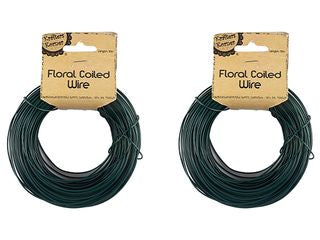 50M FLORAL COILED WIRE  CRAFT 261475
