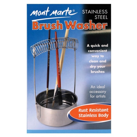 MM Brush Washer Stainless Steel   MAXX0007