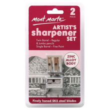 Load image into Gallery viewer, MM Artists Sharpener Set Zinc Alloy 2pc  MAXX0018
