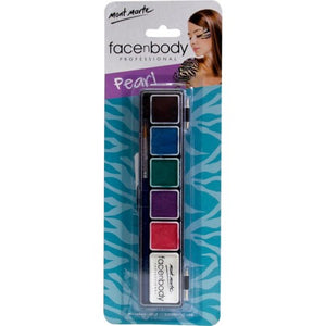 MM Face n Body Paint Kit 6 colours - Pearl