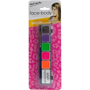 MM Face n Body Paint Kit 6 colours - Neon