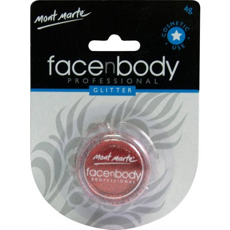 MM Face n Body Glitter 4g - Red