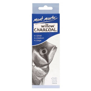 MM Willow Charcoal Pkt 12  MCG0057