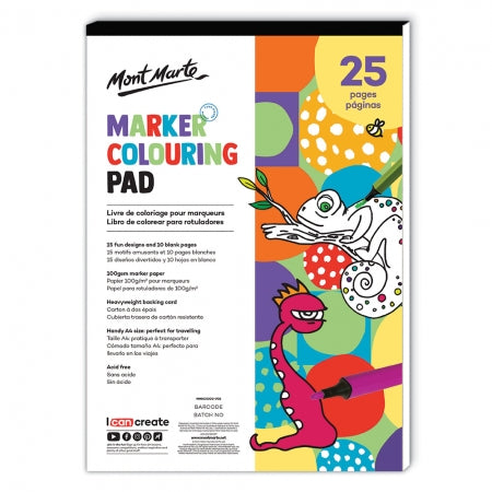 MM Marker Colouring Pad A4   MMKC0200
