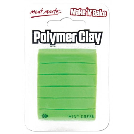 MM Make n Bake Polymer Clay 60g - Mint Green.MMSP6020