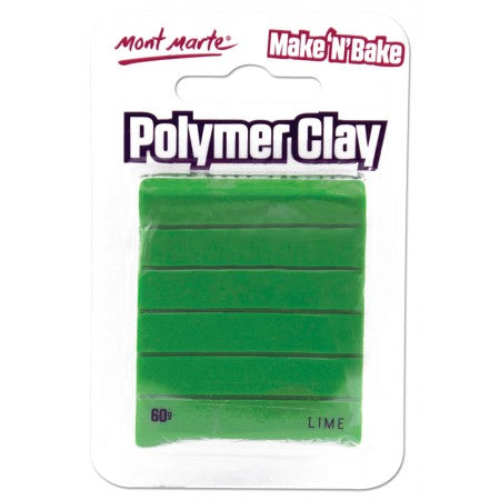 MM Make n Bake Polymer Clay 60g - Lime.MMSP6022