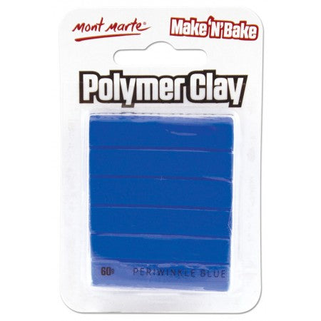 MM Make n Bake Polymer Clay 60g- Periwinkle Blue.MMSP6029