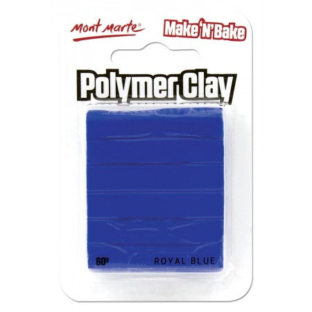 MM Make n Bake Polymer Clay 60g - Royal Blue.MMSP6030