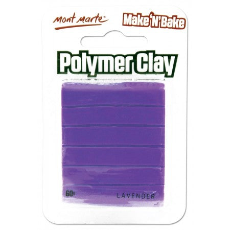 MM Make n Bake Polymer Clay 60g - Lavender.MMSP6038