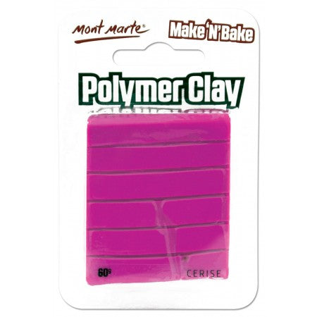 MM Make n Bake Polymer Clay 60g - Cerise.MMSP6041