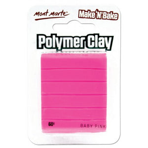 MM Make n Bake Polymer Clay 60g - Baby Pink.MMSP6044
