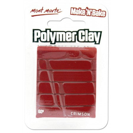 MM Make n Bake Polymer Clay 60g - Crimson.MMSP6047