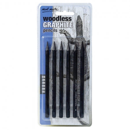 MM Woodless Graphite Pencils 6pc  MPN0046