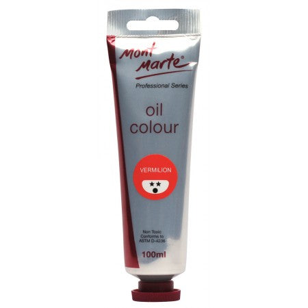 MM Oil Paint 100mls - Vermillion. MPO0007