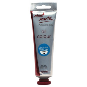 MM Oil Paint 100mls - Monastral Cerulean. MPO0014