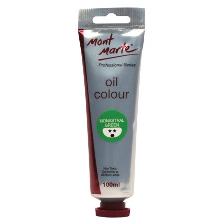 MM Oil Paint 100mls - Monastral Green. MPO0021