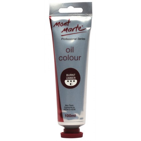 MM Oil Paint 100mls - Burnt Umber MPO0028