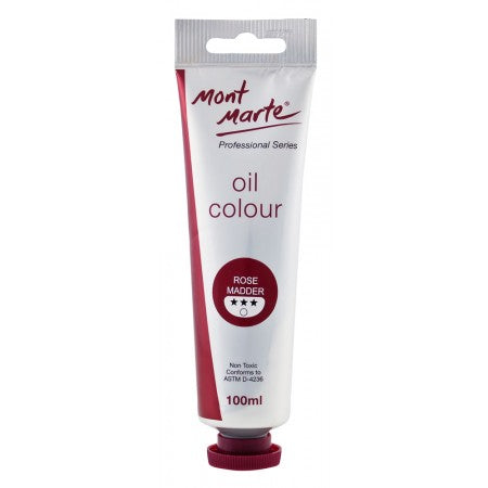 MM Oil Paint 100mls - Rose Madder. MPO0039