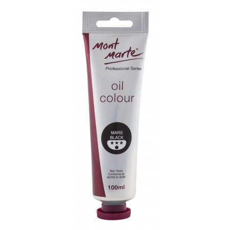 MM Oil Paint 100mls - Mars Black. MPO0047