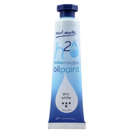 MM Water Mixable Oil Paint 37ml - Zinc White.MPOW0002