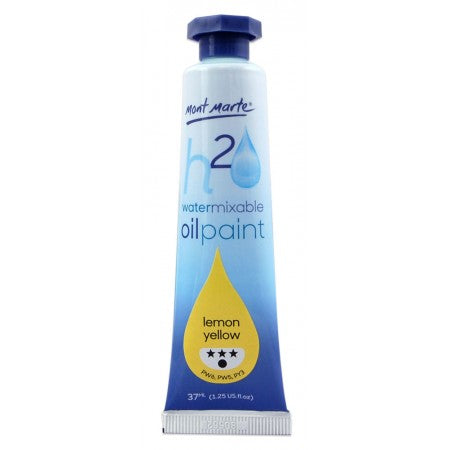 MM Water Mixable Oil Paint 37ml - Lemon Yellow.MPOW0004