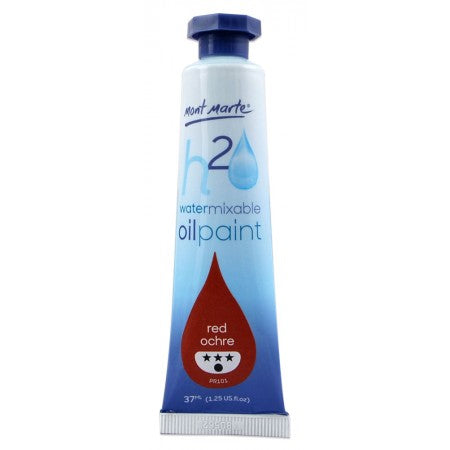 MM Water Mixable Oil Paint 37ml - Red Ochre.MPOW0017