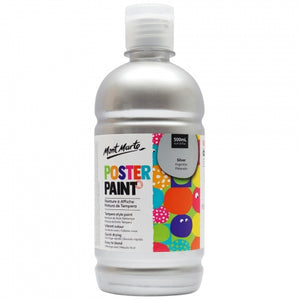 MM Poster Paint 500ml - Silver