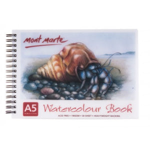 MM Watercolour Book 190gsm A5  MSB0013